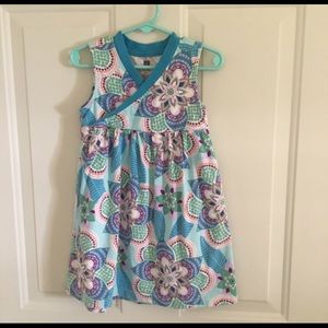 Tea Collection Faux Wrap Floral Dress